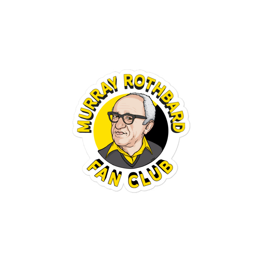 Murray Rothbard Fan Club Sticker