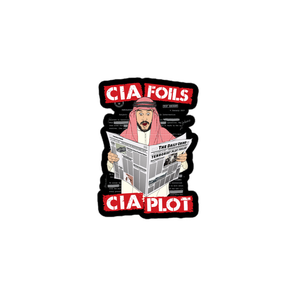 CIA Foils CIA Plot Dye Cut Sticker