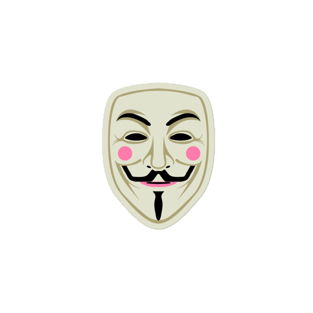 Guy Fawkes Mask Sticker