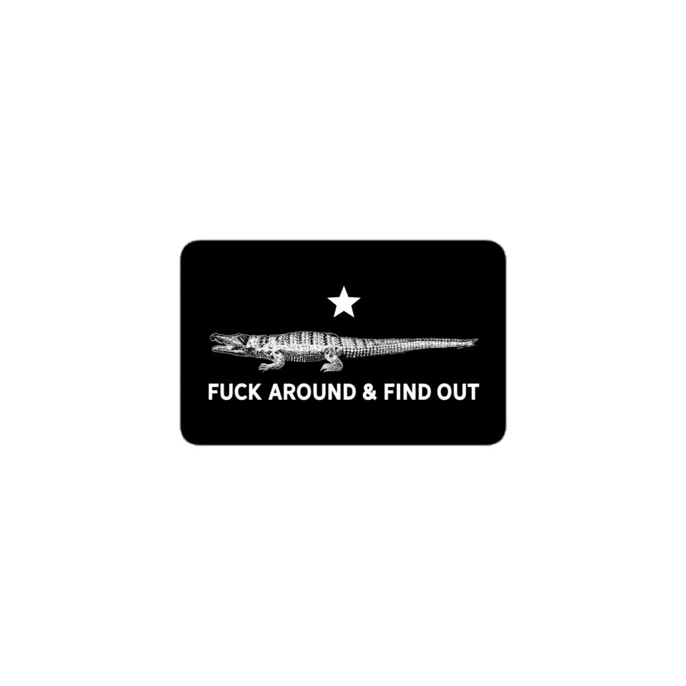 FAAFO Alligator Sticker