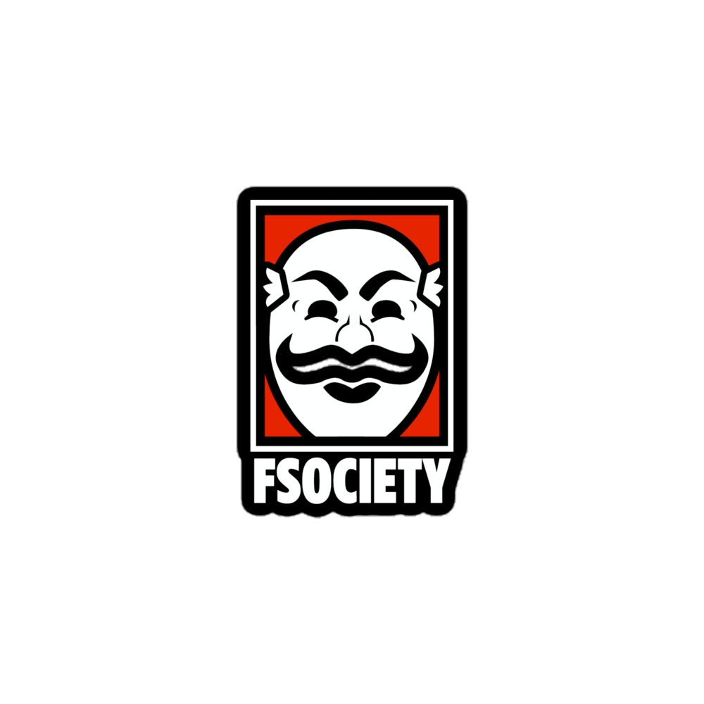 F Society Mr Robot Sticker