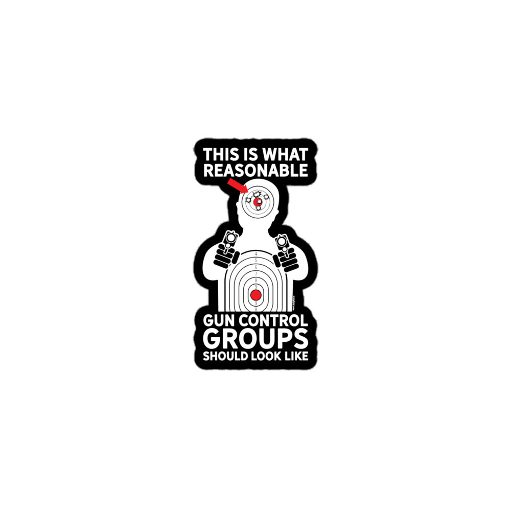 Reasonable Gun Control Groups Sticker