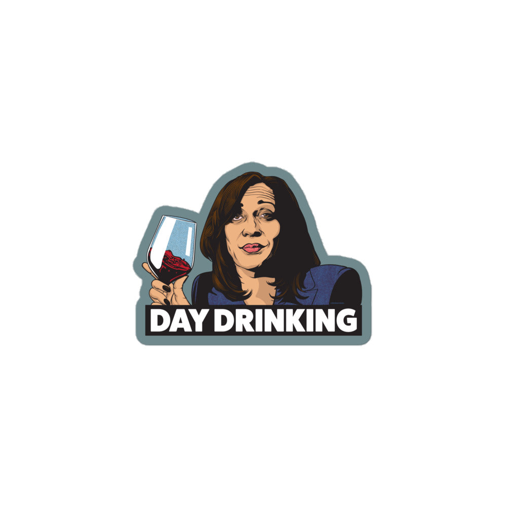 Day Drinking Kamala Harris Sticker