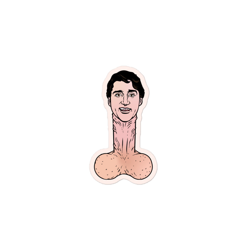 Justin Trudeau is a Dickhead Sticker