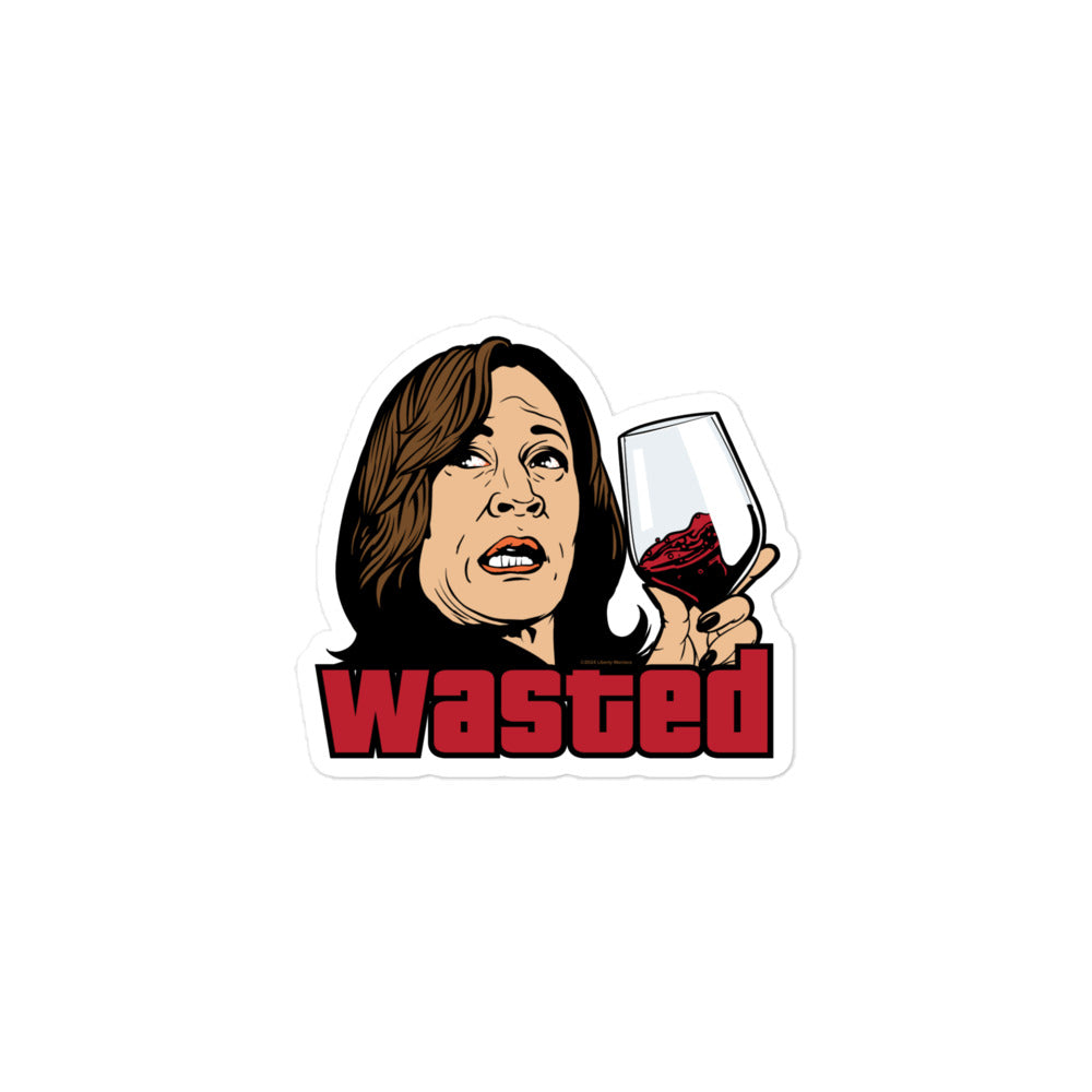 Kamala Wasted Sticker