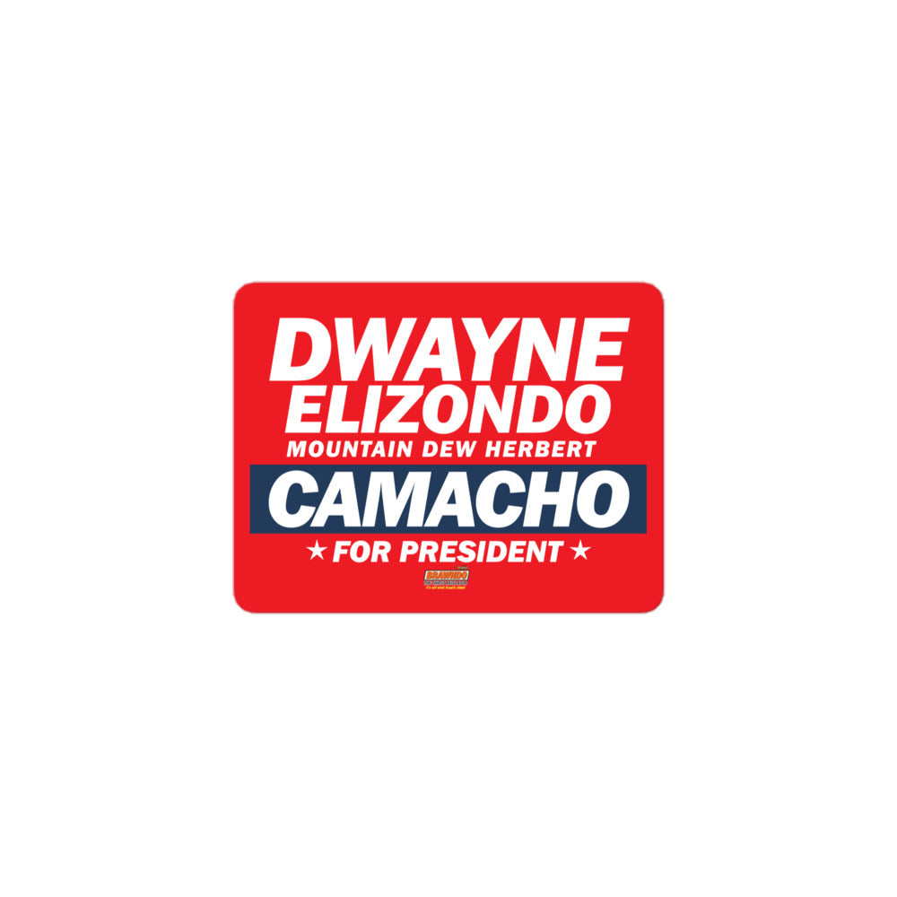 Dwayne Elizondo Mountain Dew Herbert Camacho For President Sticker