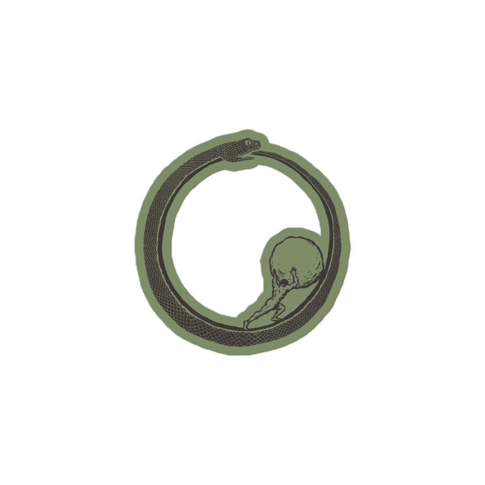 Ouroboros Sisyphus 3-inch Sticker