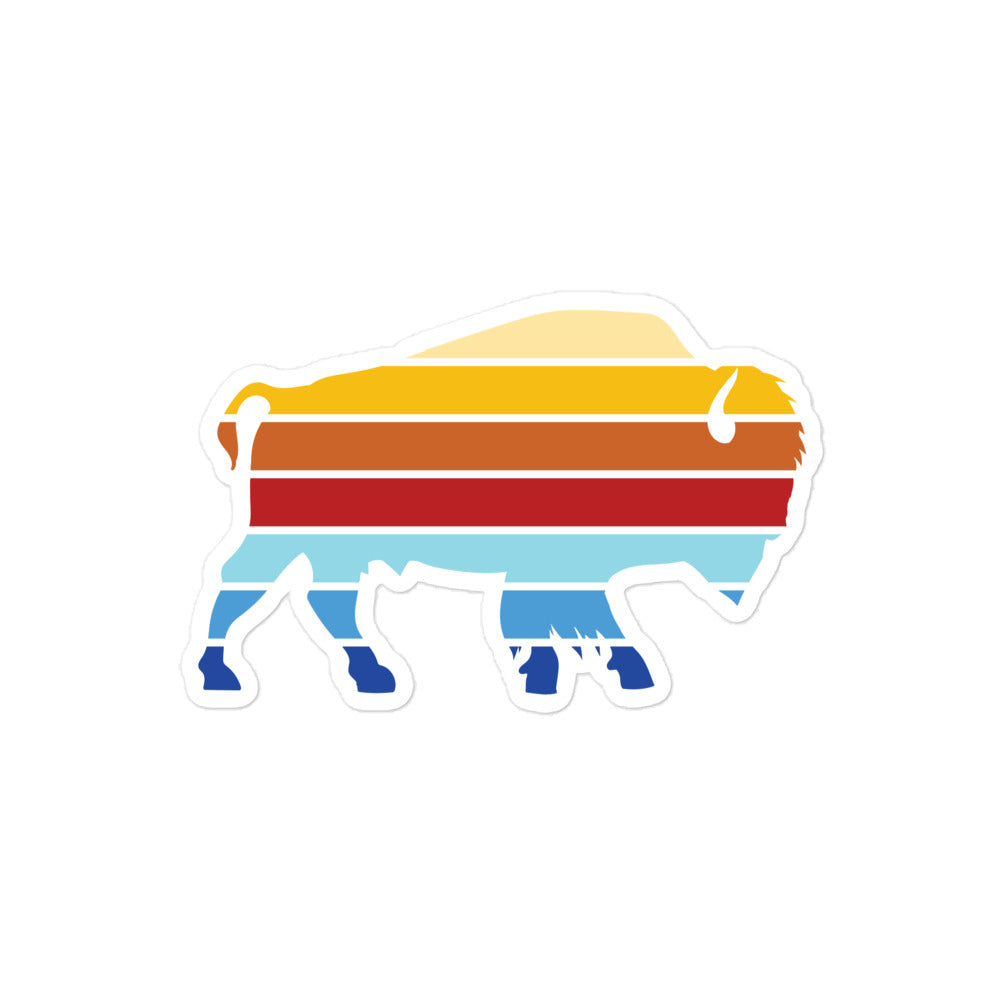 Liberty Maniacs Bison Stack Sticker