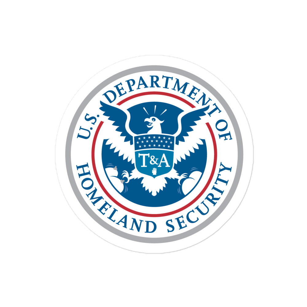 TSA Parody Sticker