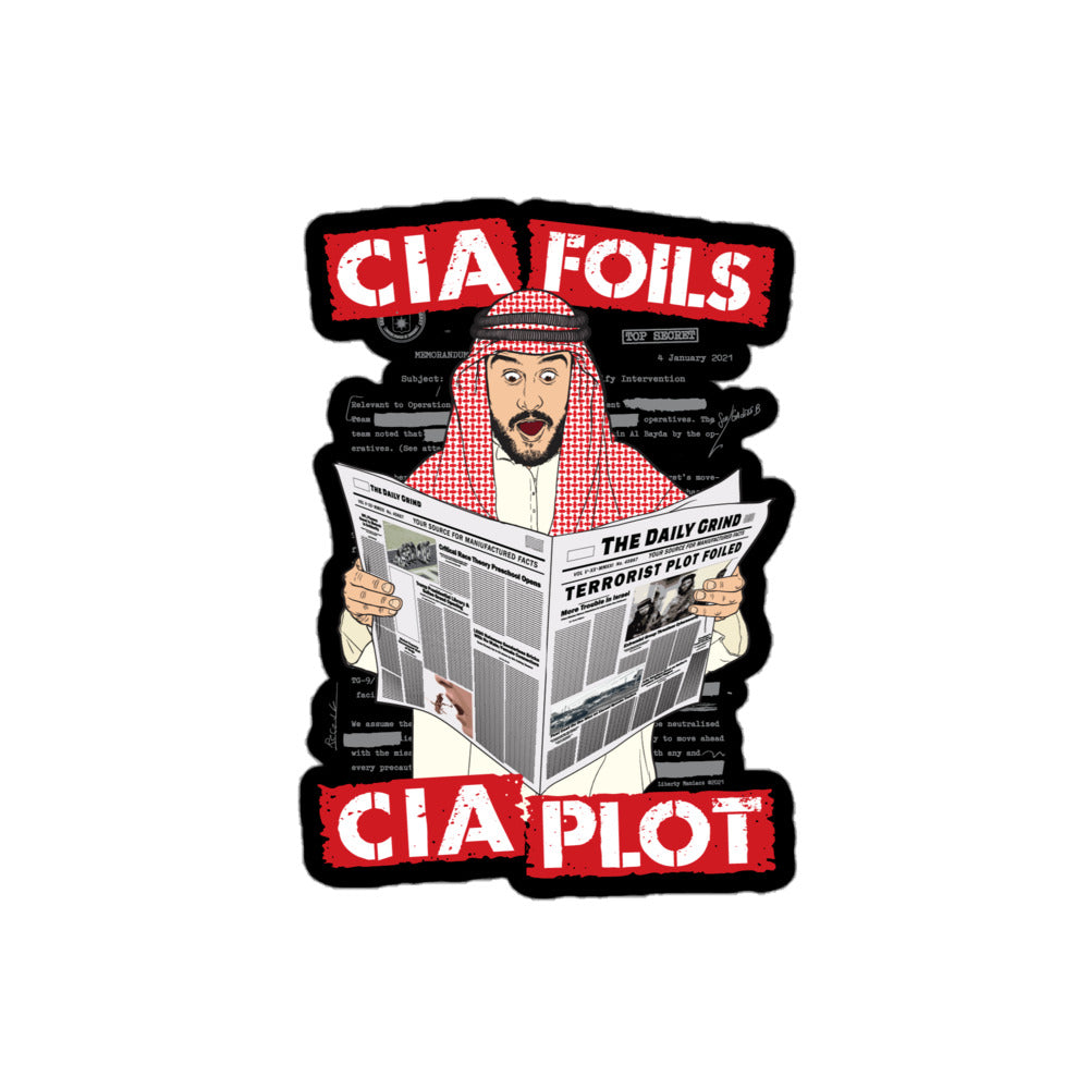 CIA Foils CIA Plot Dye Cut Sticker