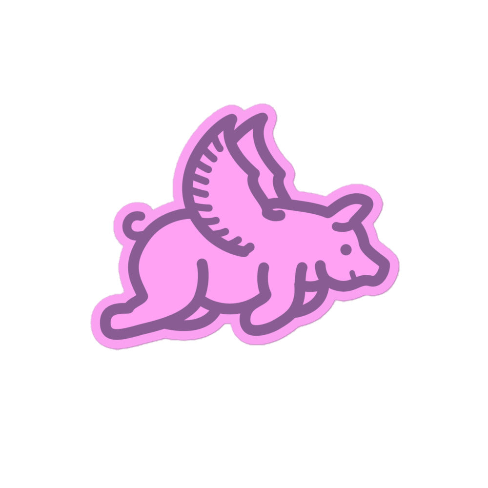 Pigs Fly Sticker