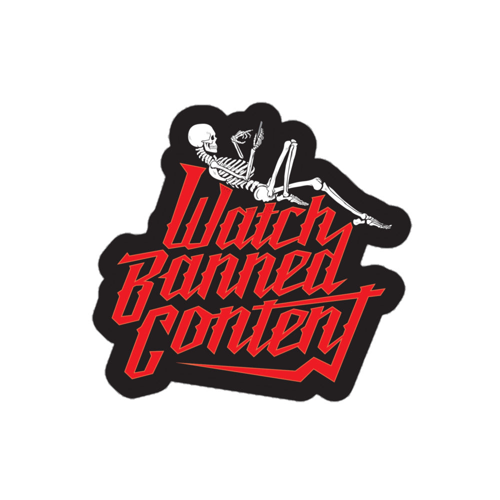 Watch Banned Content Sticker