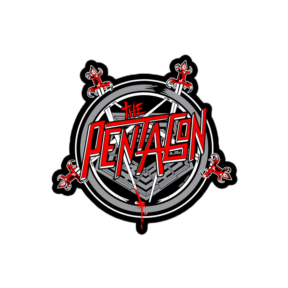 The Pentagon Reign in Blood Sticker