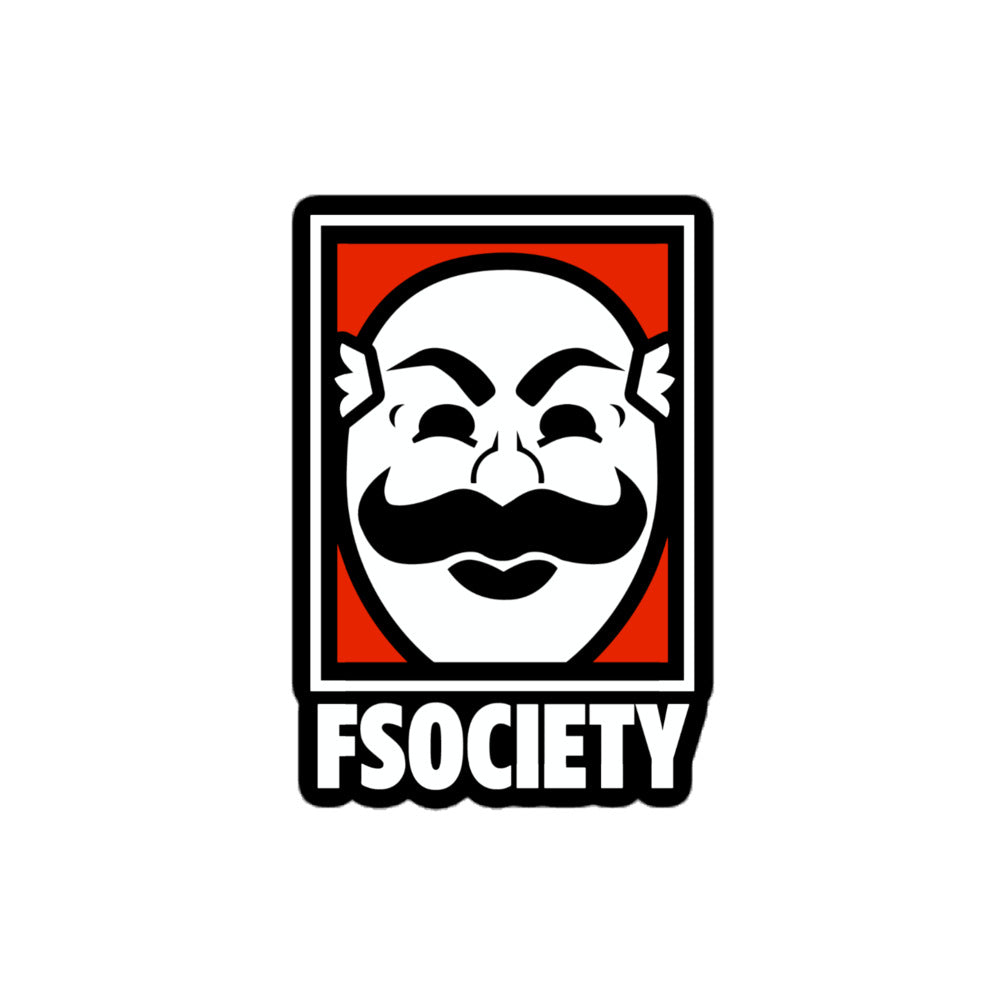 F Society Mr Robot Sticker