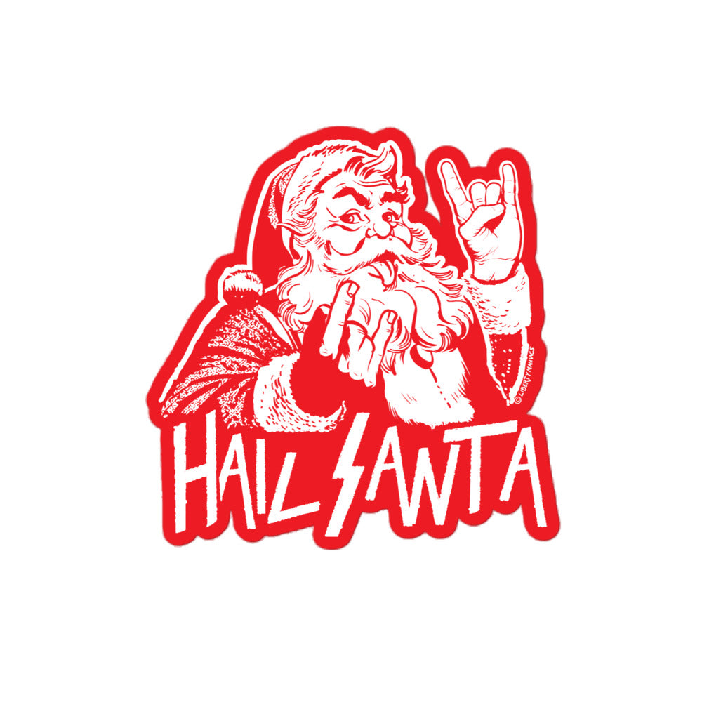 Hail Santa Sticker