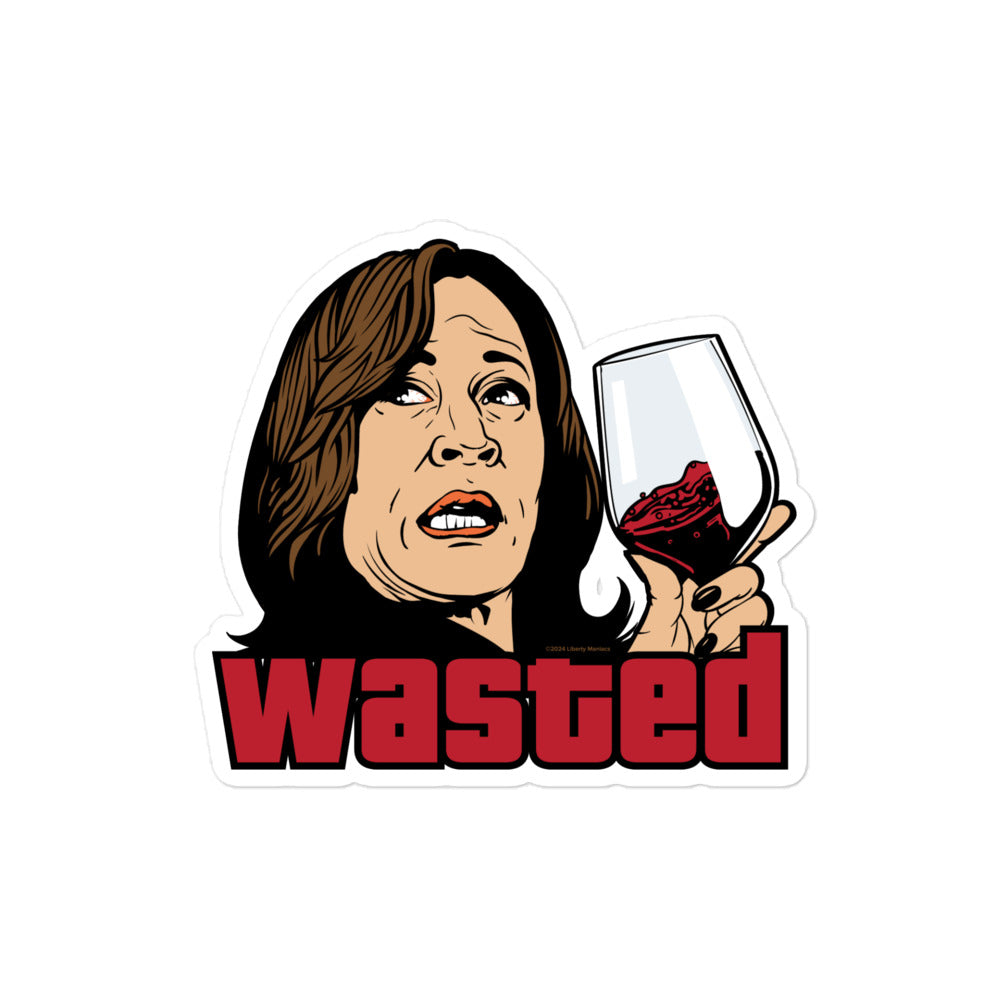 Kamala Wasted Sticker