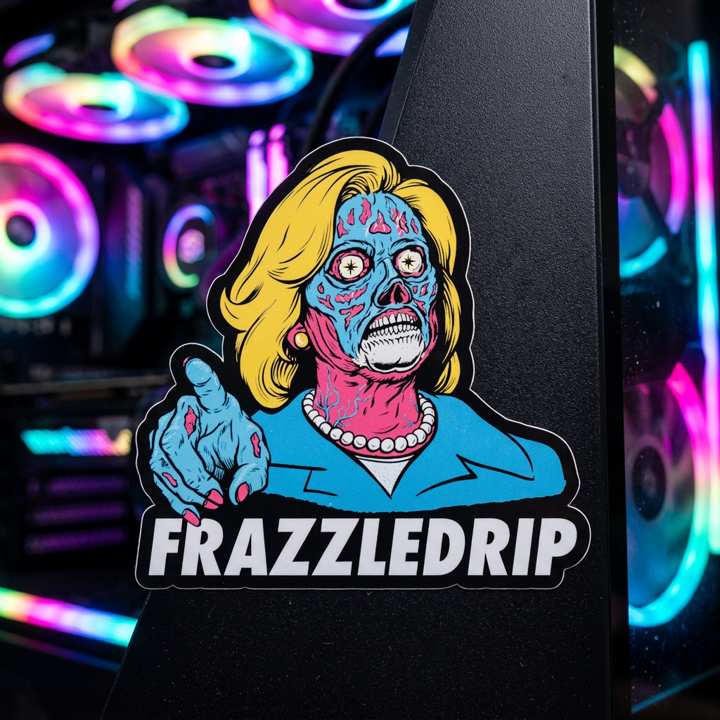 FRAZZLEDRIP Sticker