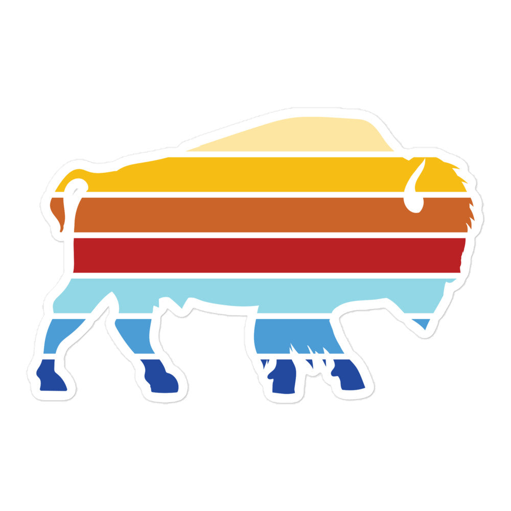 Liberty Maniacs Bison Stack Sticker