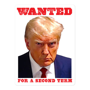 Donald Trump Mugshot Sticker - Liberty Maniacs