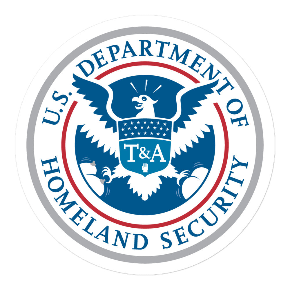 TSA Parody Sticker