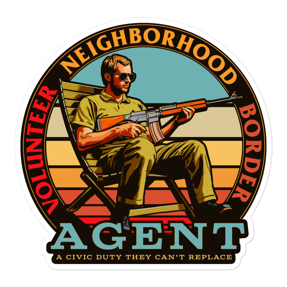 Volunteer Neighborhood Border Agent Sticker