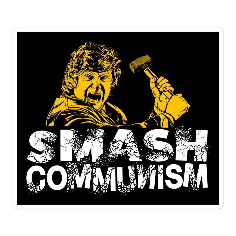 President Javier Milei Smash Communism Sticker