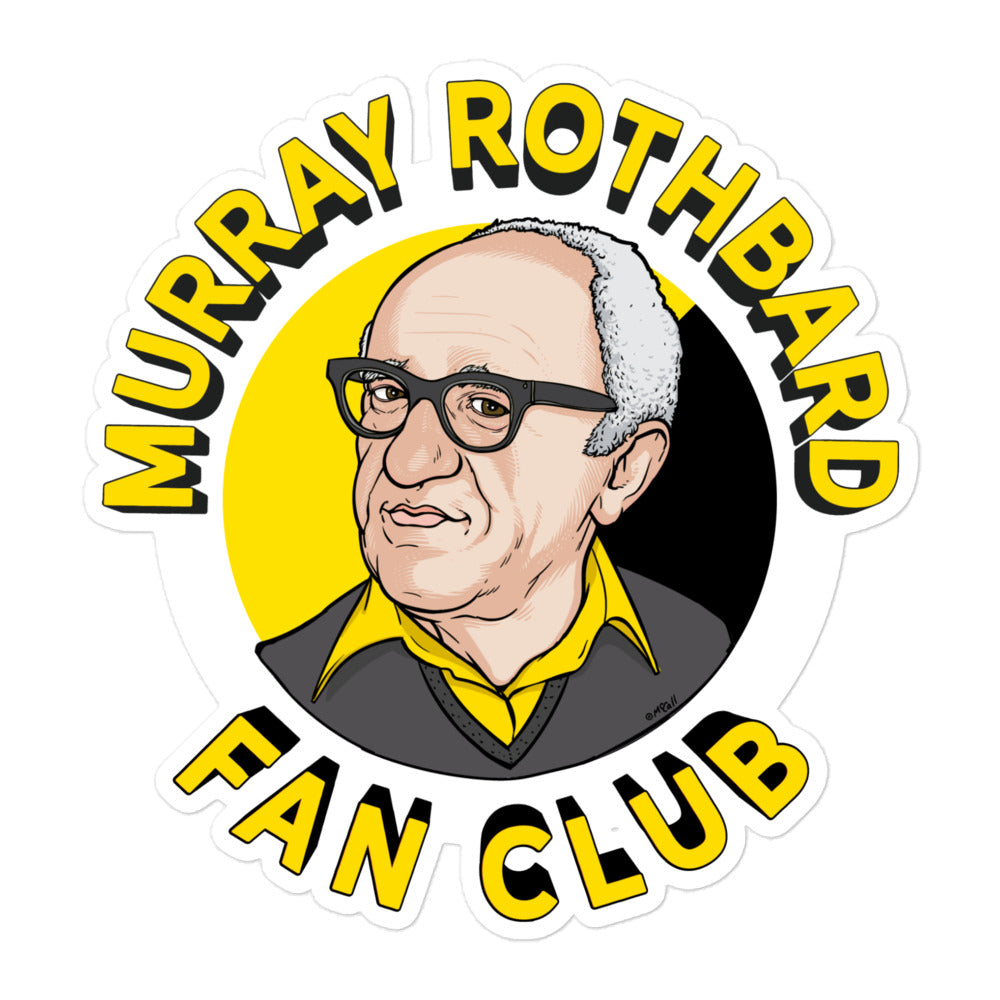 Murray Rothbard Fan Club Sticker