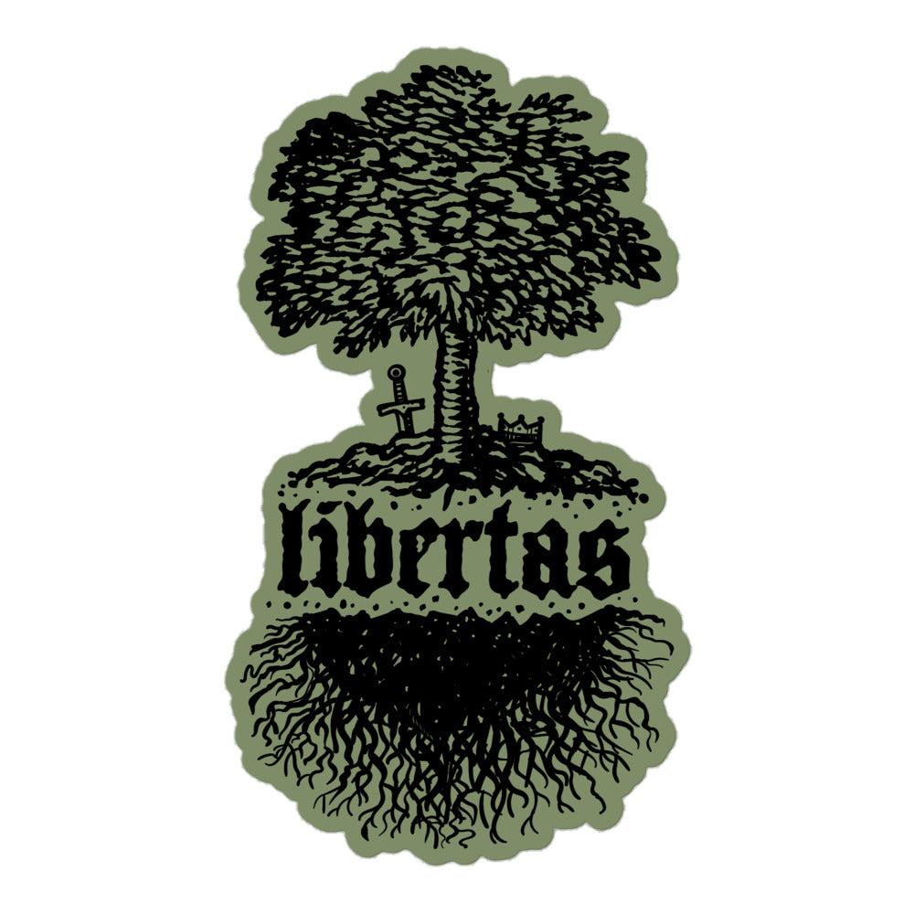 Libertas Tree of Liberty Sticker