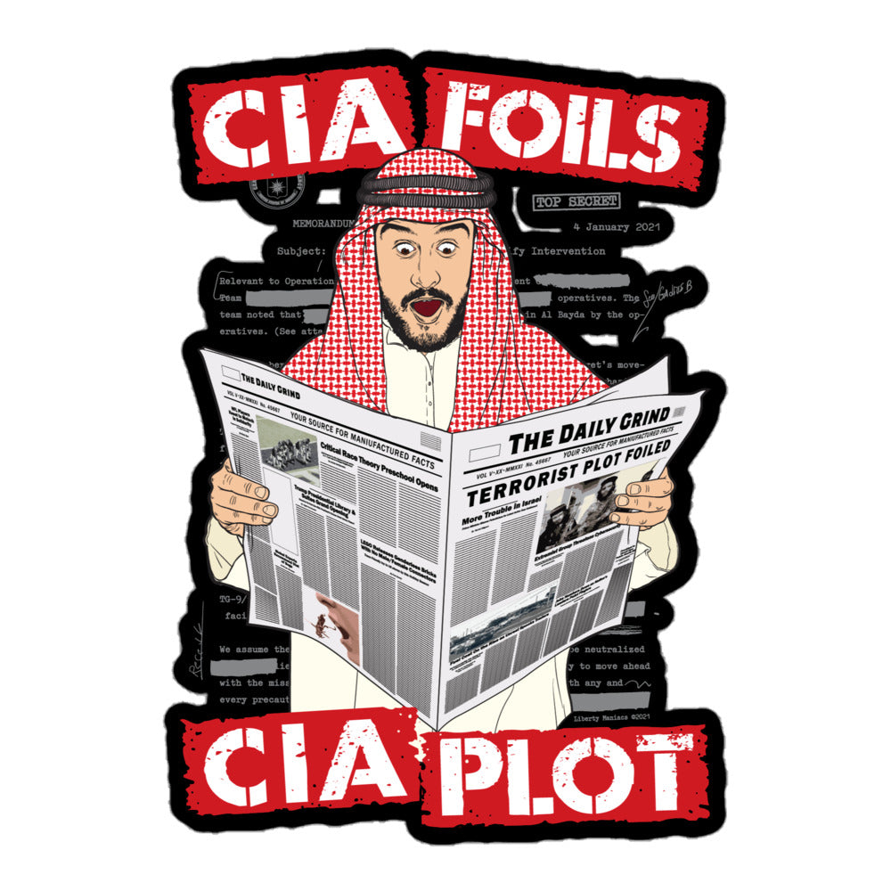 CIA Foils CIA Plot Dye Cut Sticker