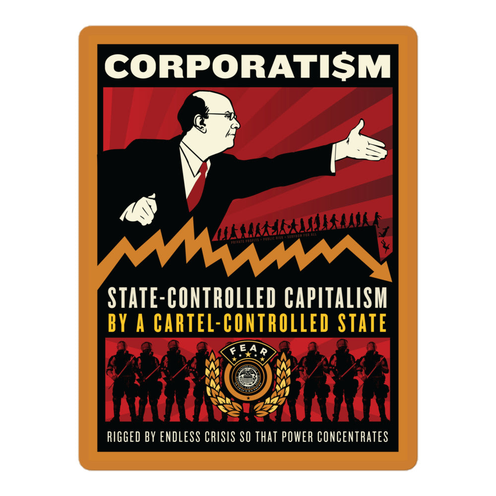 Corporatism Sticker