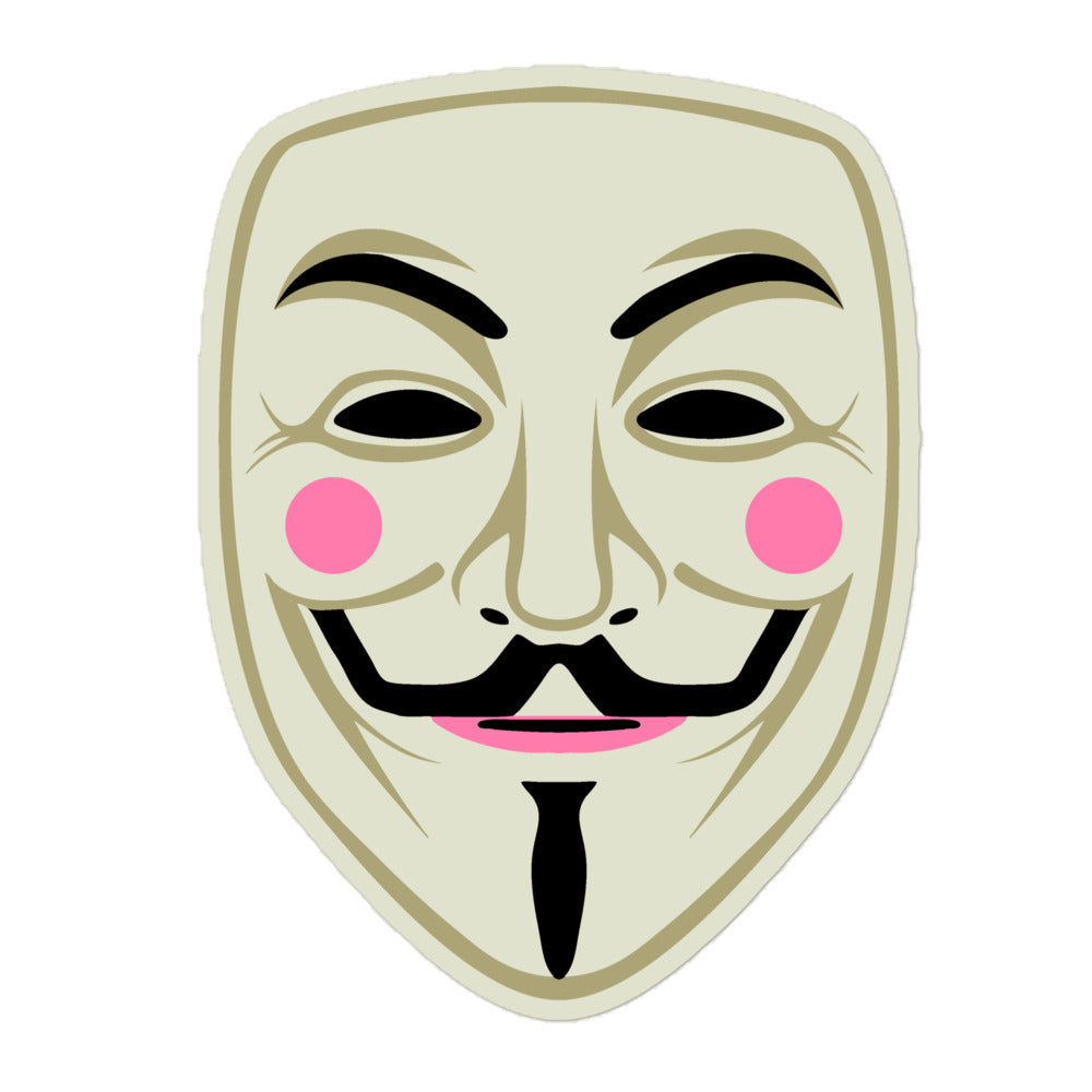 Guy Fawkes Mask Sticker