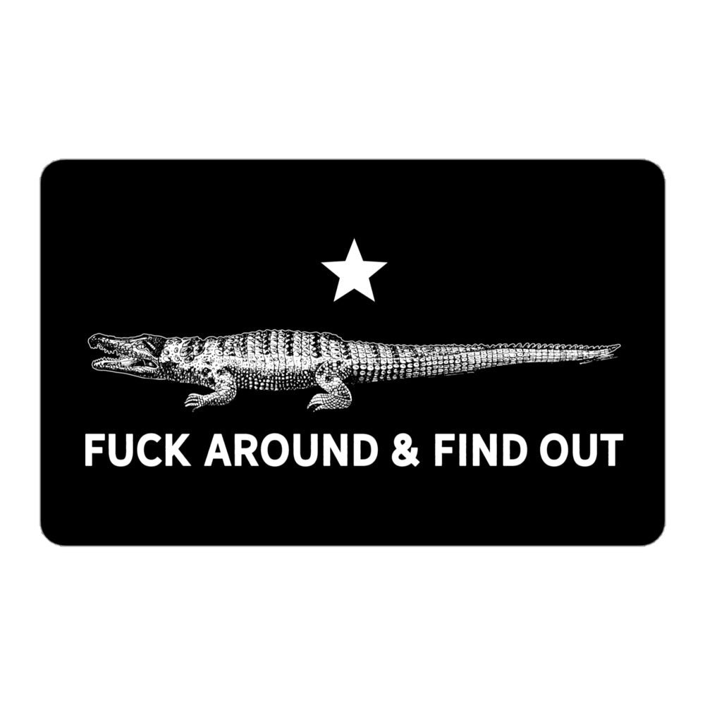 FAAFO Alligator Sticker