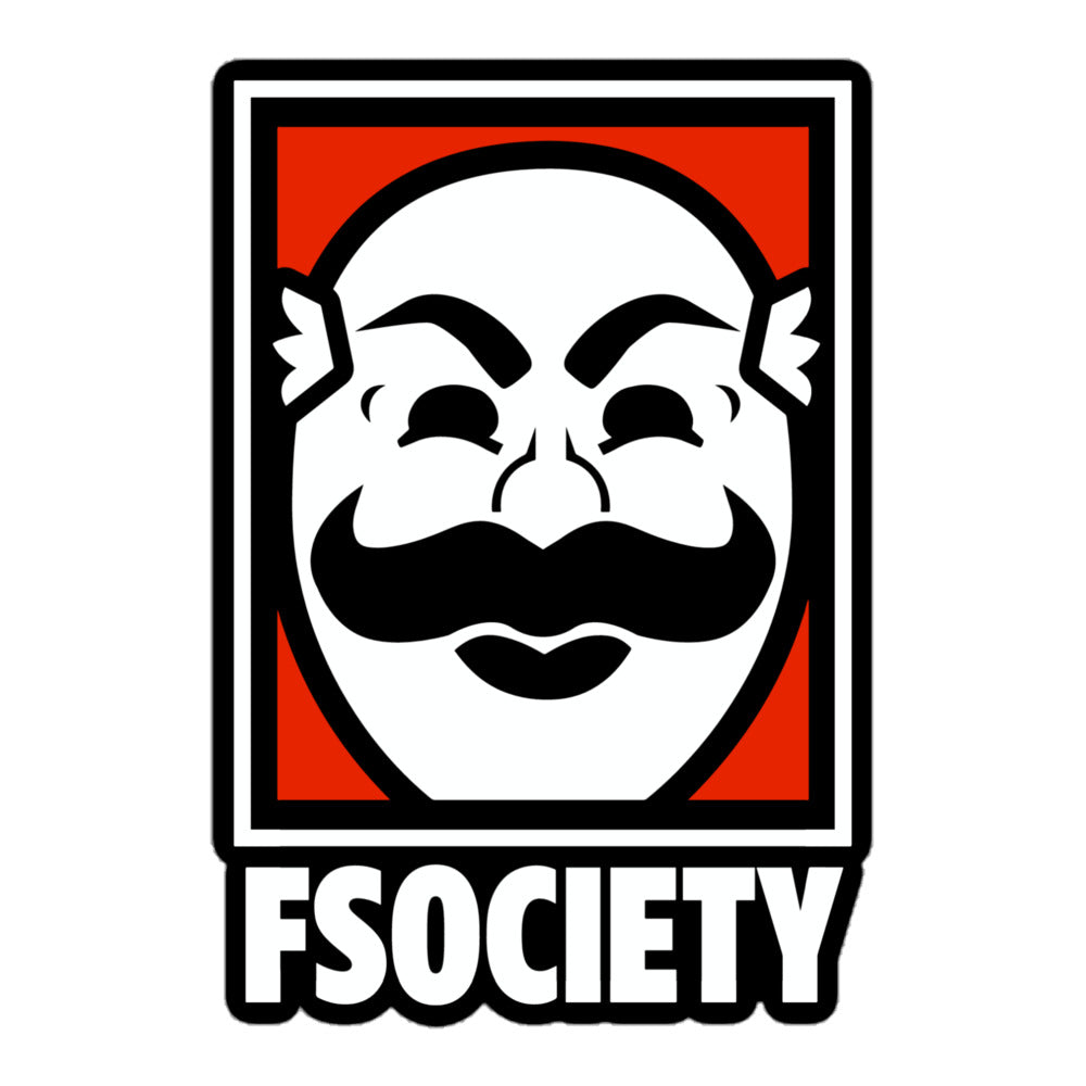 F Society Mr Robot Sticker