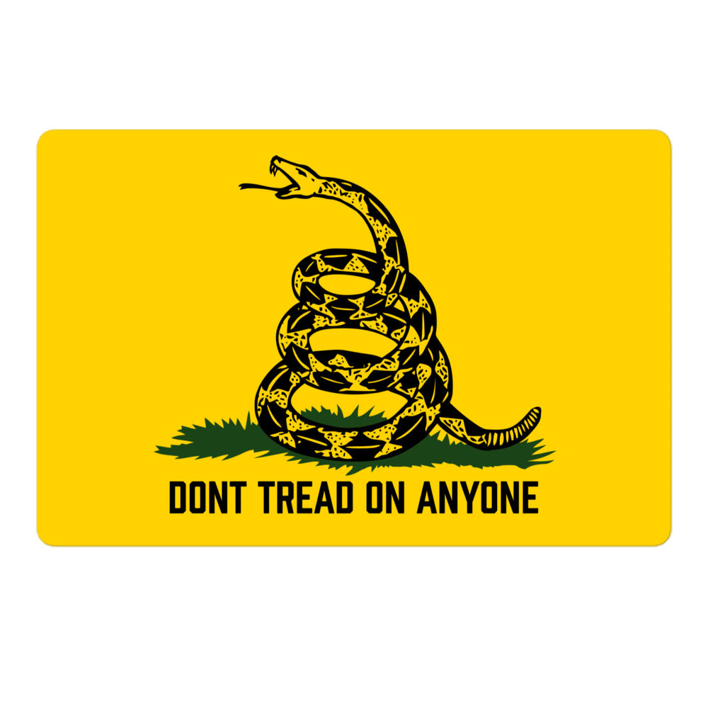 Don&#39;t Tread On Anyone Gadsden Sticker