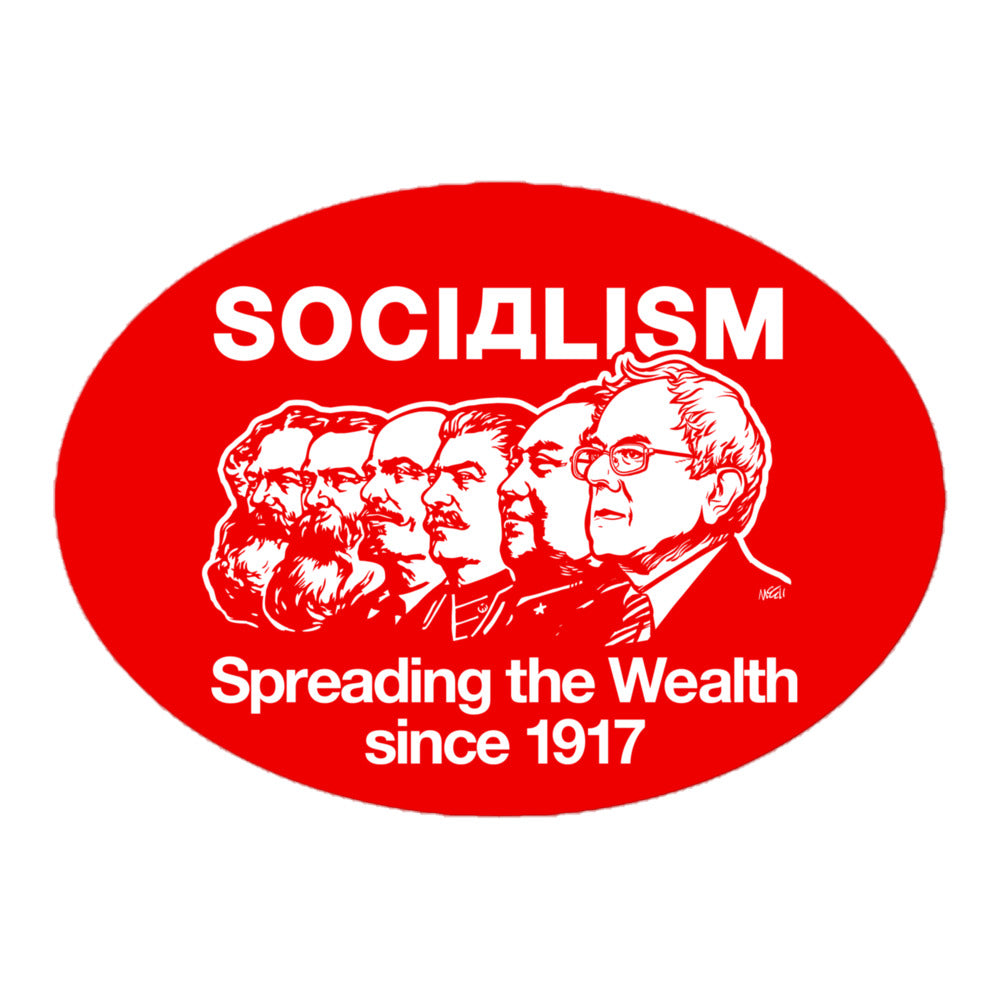 Socialism Spreading the Wealth Since 1917 Bernie Sanders Sticker