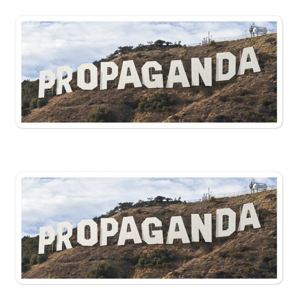 Hollywood Propaganda Sticker