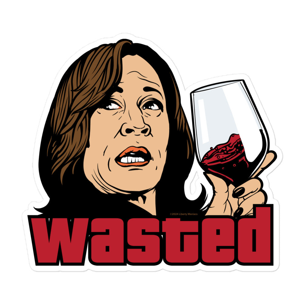 Kamala Wasted Sticker