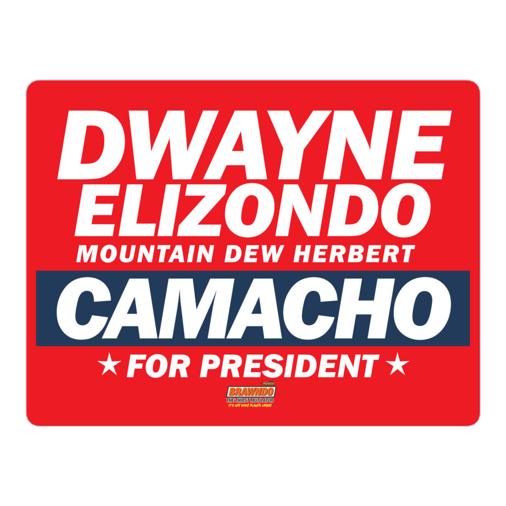 Dwayne Elizondo Mountain Dew Herbert Camacho For President Sticker