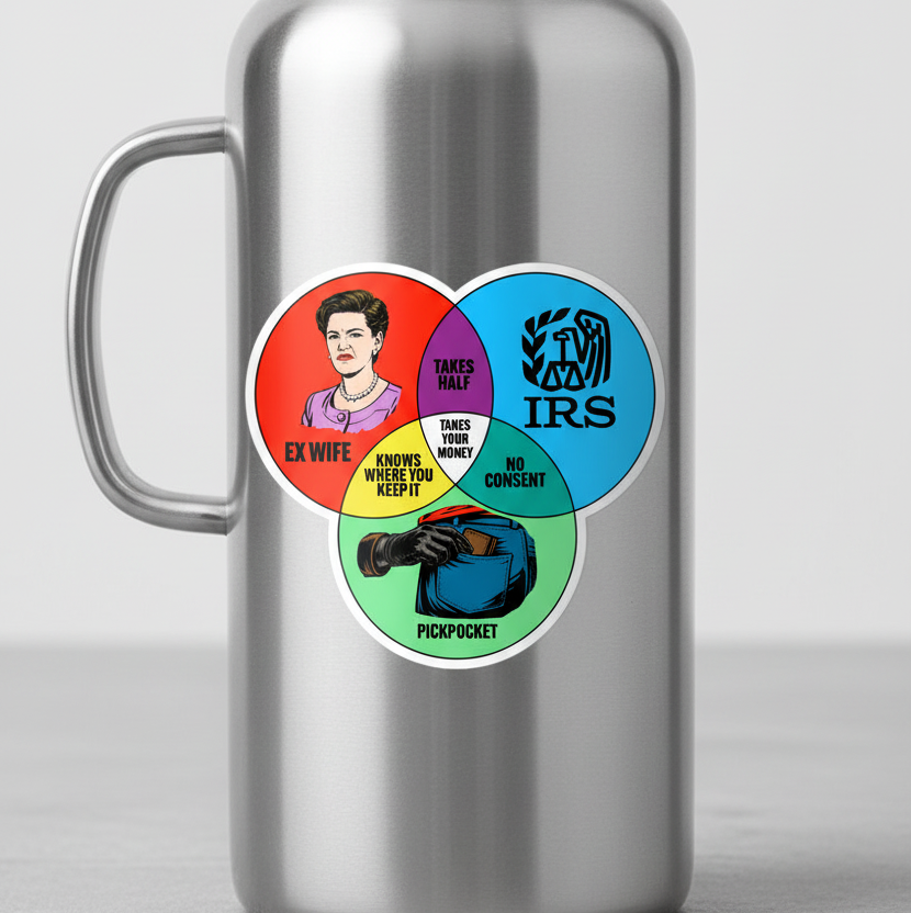 Venn There, Paid That Sticker