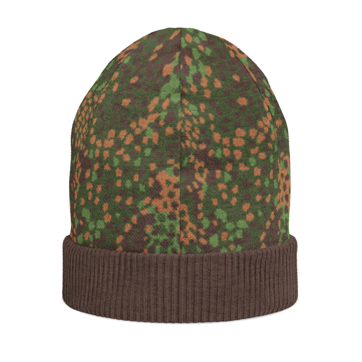 Erbsenmuster Pea Pattern Knitted Camouflage-patterned beanie