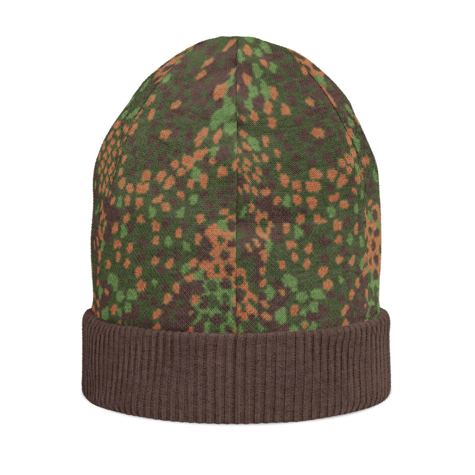 Erbsenmuster Pea Pattern Knitted Camouflage-patterned beanie