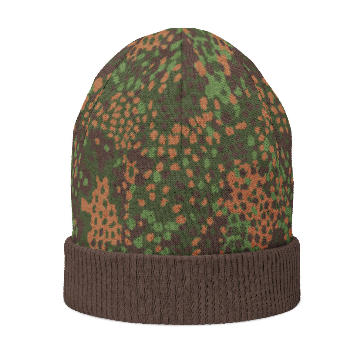 Erbsenmuster Pea Pattern Knitted Camouflage-patterned beanie