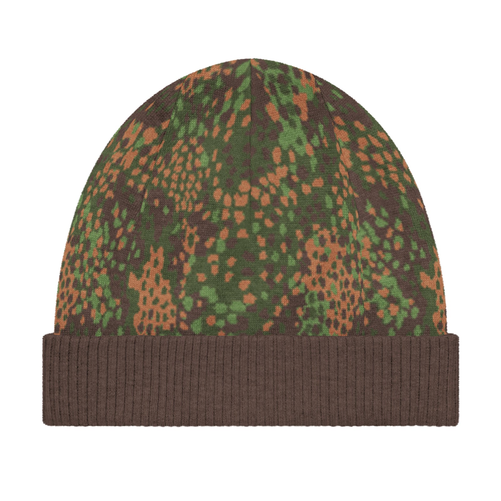 Erbsenmuster Pea Pattern Knitted Camouflage-patterned beanie