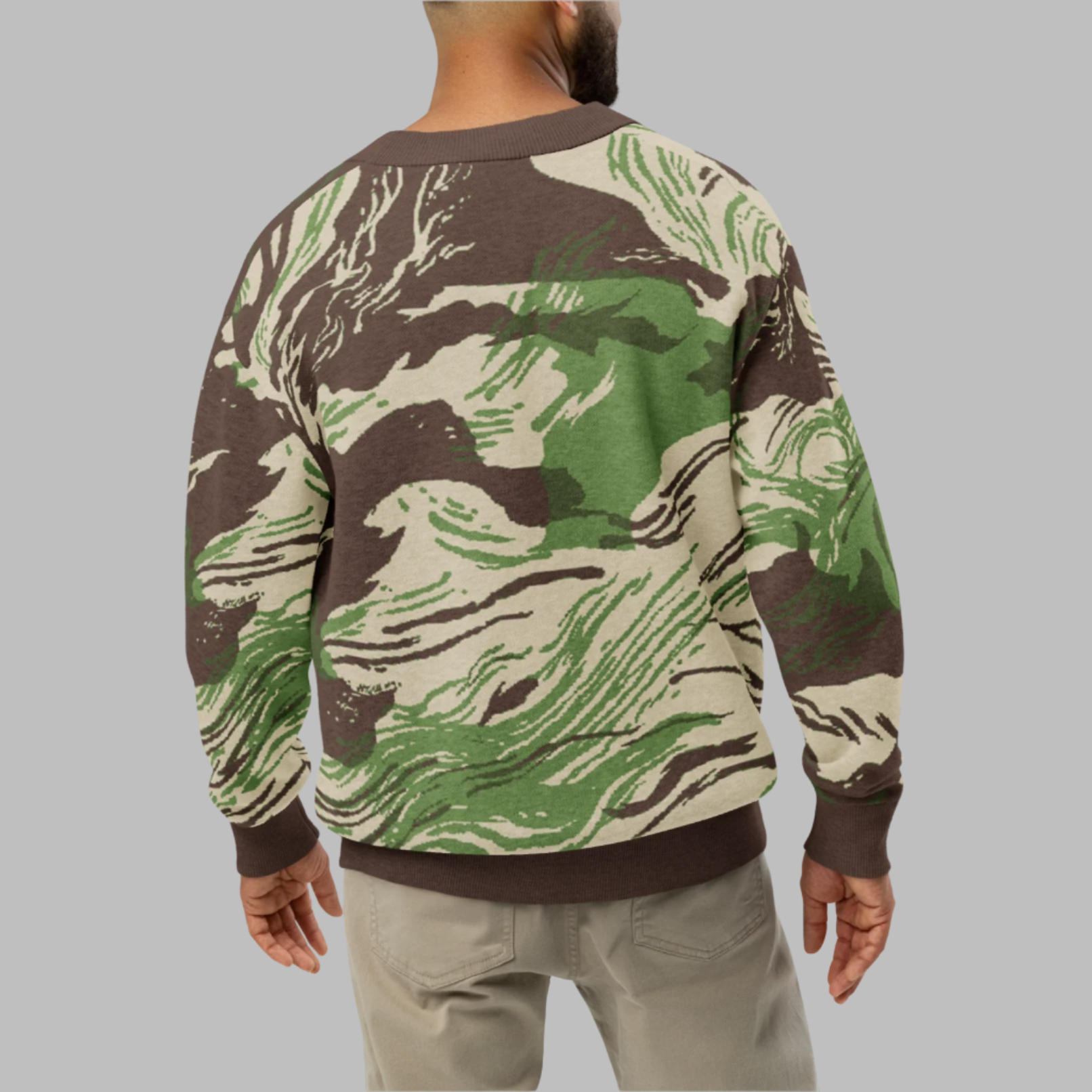 Rhodesian Brushstroke Knitted Cardigan