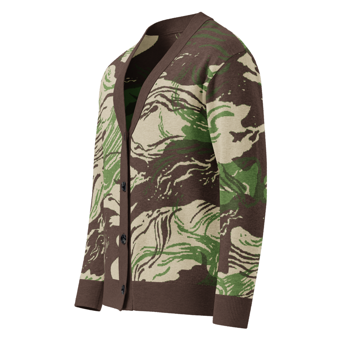 Rhodesian Brushstroke Knitted Cardigan