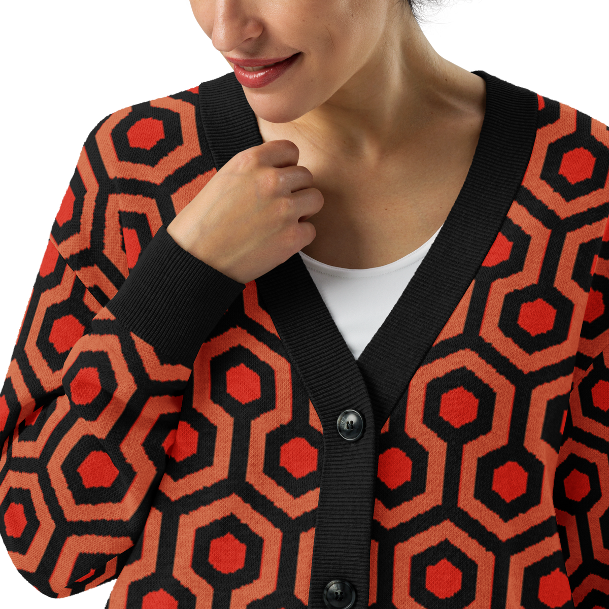 Overlook Knit Cardigan – The Shining Carpet Sweater