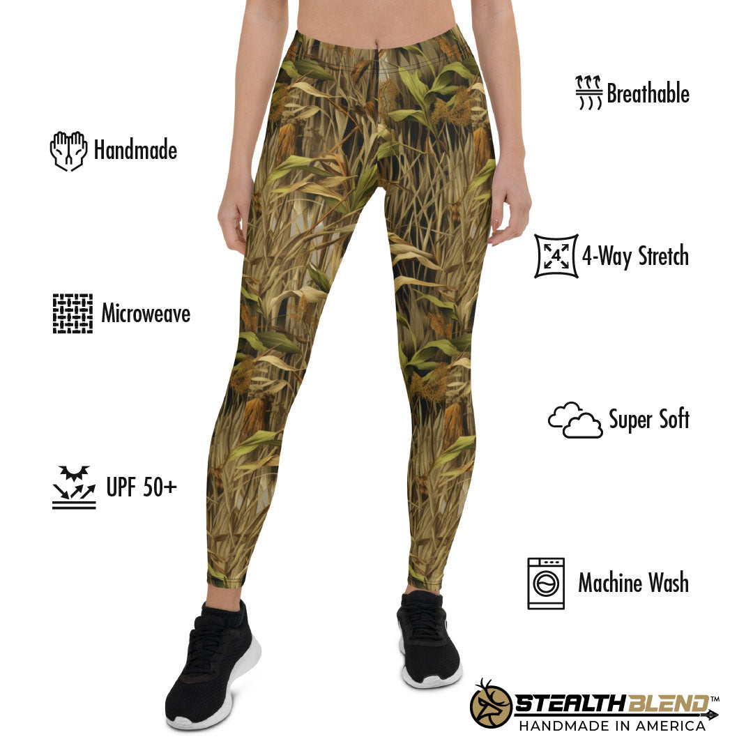 StealthBlend Marsh Camouflage Leggings