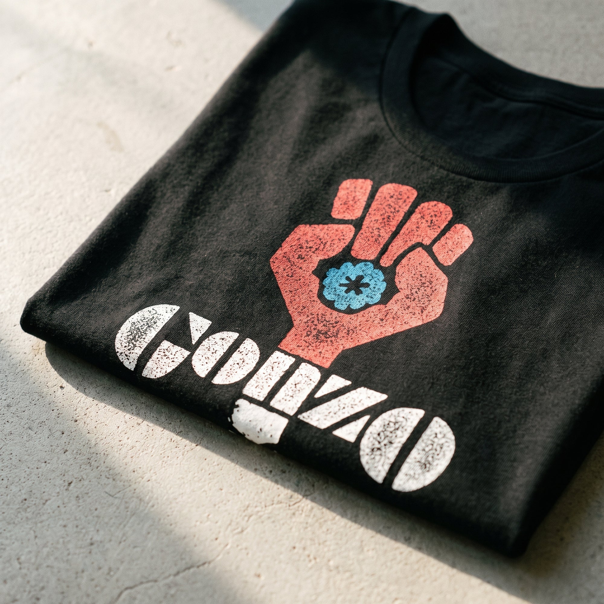 Gonzo Fist Graphic T-Shirt Soft Cream / 4XL