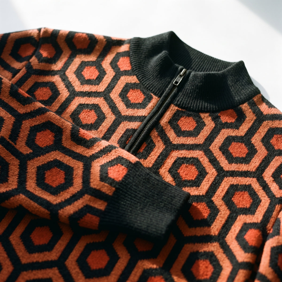 Overlook Knit Quarter Zip - The Shining Carpet Sweater