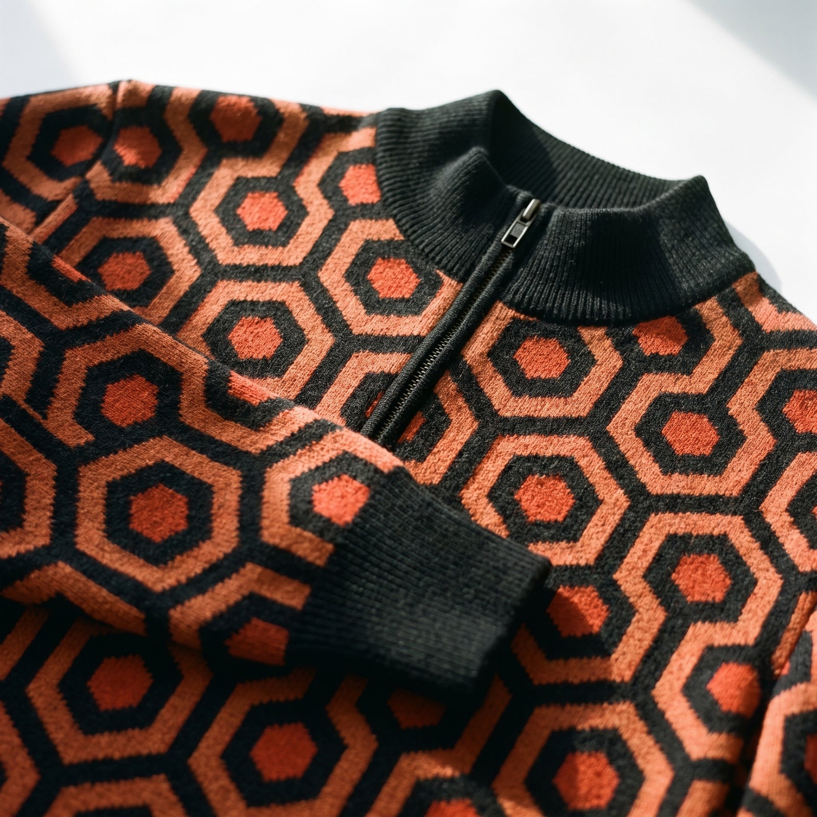 Overlook Knit Quarter Zip - The Shining Carpet Sweater